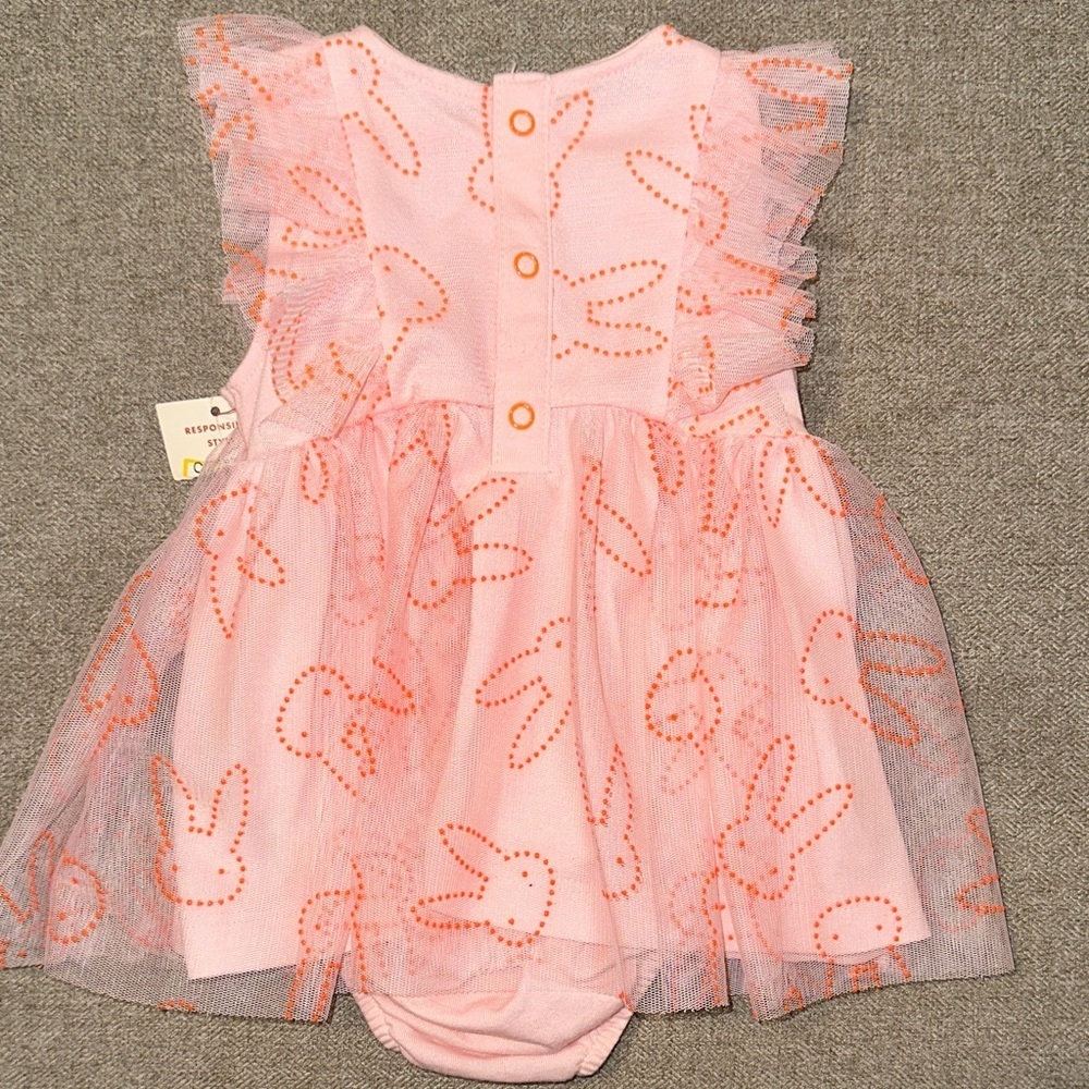 Cat & Jack Pink Bunny Dress - Picture 4 of 5